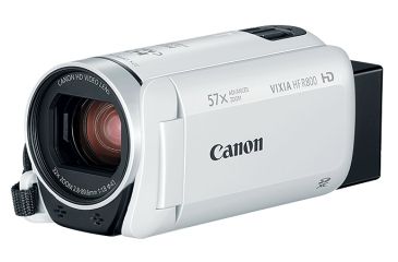 Image of Canon Vixia Hf R800 A Kit Camcorder, White 1960C003