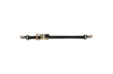Image of CargoBuckle Ratchet Strap Tie-Down w/Double J-Hooks &amp; Keeper - 1" x 12' 66851