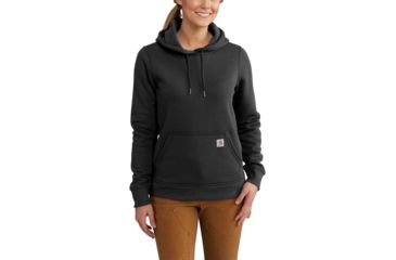 Image of Carhartt Clarksburg Pullover Sweatshirt - Womens, Black, REG-S-S 102790-001-REG-S