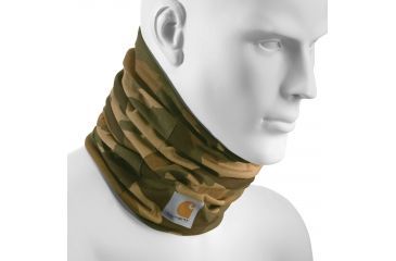 Image of Carhartt Force Burnett Multi Gaiter for Mens, Rugged Khaki Camo, One Size Fits All 102009-294-OFA