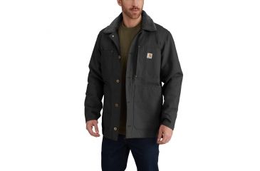 Image of Carhartt Full Swing Chore Coat for Mens, Black, Large/Regular 102707-001-REG-L