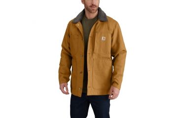 Image of Carhartt Full Swing Chore Coat for Mens, Carhartt Brown, Large/Regular 102707-211-REG-L