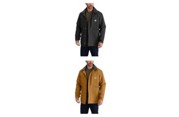 Image of Carhartt Full Swing Chore Coat for Mens, Black, Carhartt Brown