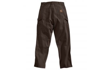 Image of Carhartt Loose Fit Canvas Carpenter Five Pocket Pants - Mens, Dark Brown, 35 Waist, 32 Inseam B159-DKB-32-35