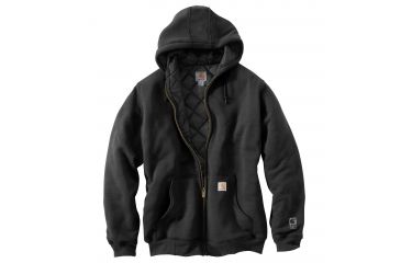 Image of Carhartt Rain Defender Avondale M3 Season Sweatshirt for Mens, Black, Medium/Regular 100631-001-REG-M
