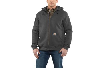 Image of Carhartt Rain Defender Avondale M3 Season Sweatshirt for Mens, Charcoal Heather, Medium/Regular 100631-021-REG-M