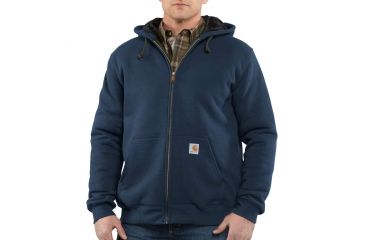 Image of Carhartt Rain Defender Avondale M3 Season Sweatshirt for Mens, New Navy, Extra Large/Regular 100631-472-REG-XL