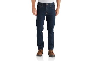 Image of Carhartt Rugged Flex Straight Tapered Jean for Mens, Erie, 36/34 102807-491-34-36