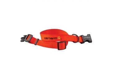 Image of Carhartt Tradesman Dog Collar for Mens, Brite Orange, Small/Medium 102005-824-42798-S/M