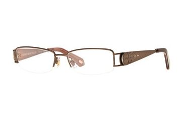 Image of Carmen Marc Valvo CM Elena SECM ELEN00 Eyeglass Frames - Cognac SECM ELEN005030 BN