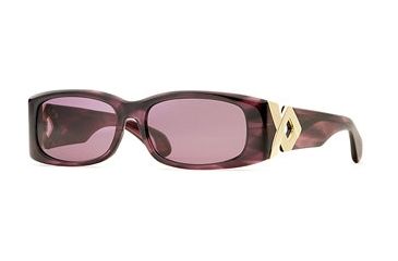 Image of Carmen Marc Valvo CM Hepburn SECM HEPB06 Single Vision Prescription Sunglasses SECM HEPB065525 PU - Frame Color: Violet, Lens Diameter: 55 mm