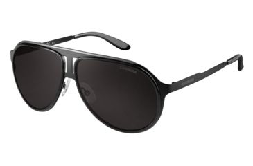 Image of Carrera 100/S Single Vision Prescription Sunglasses CA100S-0HKQ-NR-5912 - Frame Color Black Ruthenium, Lens Diameter 59 mm