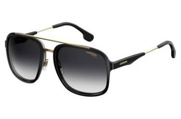 Image of Carrera 133/S Bifocal Prescription Sunglasses CA133S-0RHL-9O-5719 - Frame Color Gold / Black, Lens Diameter 57 mm