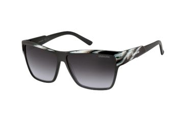 Image of Carrera 42 Single Vision Rx Sunglasses - Horn Black Frame CA42S07J39O
