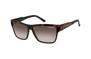 Image of Carrera 42 Single Vision Rx Sunglasses - Horn Brown Black Frame CA42S07J4ZU