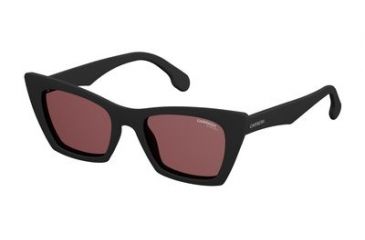 Image of Carrera 5044/S Progressive Prescription Sunglasses CA5044S-0003-4S-5019 - Frame Color Matte Black, Lens Diameter 50 mm