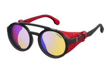 Image of Carrera 5046/S Bifocal Prescription Sunglasses CA5046S-0003-HW-4924 - Frame Color Matte Black, Lens Diameter 49 mm