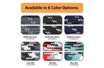 Image of Carson Adjustable Paracord Retainer, Gray Mix, EX-60GYMIX