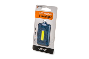 Image of Carson Keychain Flashlight, Blue, 1.4 in x 0.5 in x 2.4 in, KL-10BU
