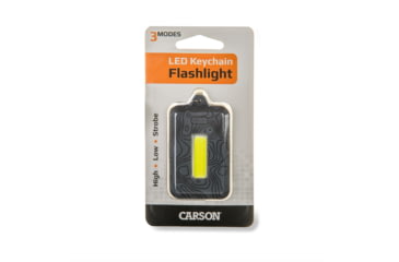 Image of Carson Keychain Flashlight, Grey, 1.4 in x 0.5 in x 2.4 in, KL-10GY