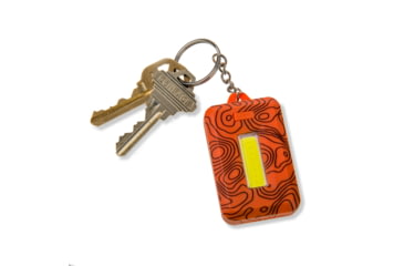 Image of Carson Keychain Flashlight, Orange, 1.4 in x 0.5 in x 2.4 in, KL-10OR