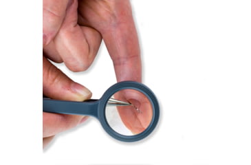 Image of Carson MagniGrip 4x LED Lighted Magnifier w/ Precision Tweezers - Batteries Included MG-88