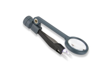 Image of Carson MagniGrip 4x LED Lighted Magnifier w/ Precision Tweezers - Batteries Included MG-88