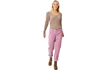 Image of Carve Designs Emma Top - Womens, Dk. Brown Stripe, Large, TKFC65-216-LG