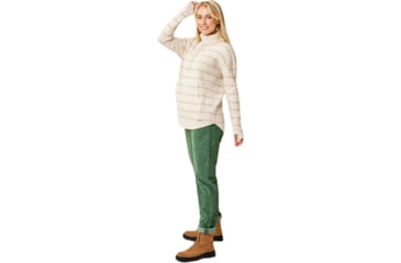 Image of Carve Designs Rockvale Sweater - Womens, Birch Mini Stripe, Small, SWRV44-285-SM