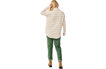 Image of Carve Designs Rockvale Sweater - Womens, Birch Mini Stripe, Small, SWRV44-285-SM