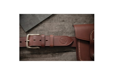 Image of Casstrom Swedish Forest Belt - Men's, Small-Extra Large, 100cm, Brass Buckle, Leather, Brown, 11551