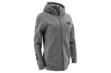 Image of Caterpillar Banner Full Zip Hoodie - Women's, Large, Dark Heather Grey, 1050005-10123-L