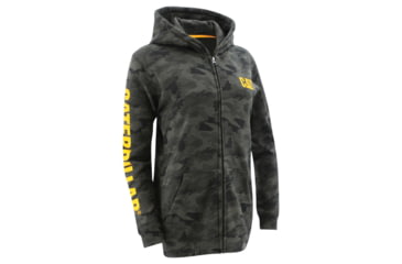 Image of Caterpillar Banner Full Zip Hoodie - Women's, Small, Night Camo, 1050005-11790-S
