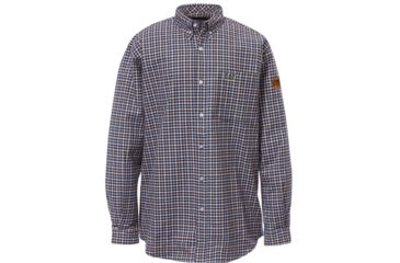 Image of Caterpillar Flame Resistant Plaid Work Shirt, Floyd Plaid, Large 1610003-10667-L