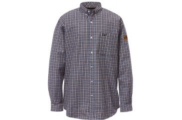Image of Caterpillar Flame Resistant Plaid Work Shirt, Floyd Plaid, Large 1610003-10667-L