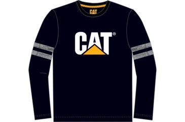 Image of Caterpillar Kids Logo Long Sleeve T-Shirt, Black, 2T 1510287-016-2T