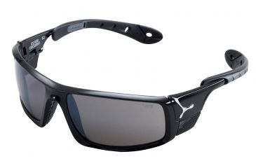 Image of Cebe Ice 8000 Sunglass Shiny Black Frame, 1500 Grey Flash AR Lens CBICE80007