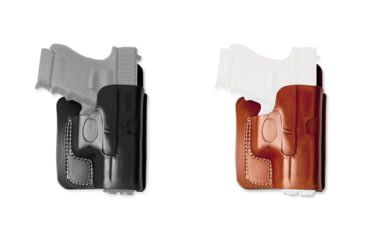 Image of Cebeci Arms Leather Back Pocket Holster, Black, Tan