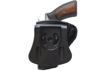 Image of Cebeci Arms Leather Combat Grip Paddle Holster, CZ 75 P07, Right, Plain, Black, 20228RB18