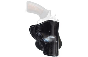 Image of Cebeci Arms Leather Combat Grip Paddle Holster, CZ 75 P07, Right, Plain, Black, 20228RB18