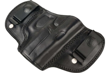 Image of Cebeci Arms Leather Double Clip IWB Holster for FNH 5-7, Black, Right Hand, 20590RB73