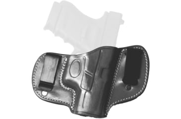 Image of Cebeci Arms Leather Double Clip IWB Holster for FNH 5-7, Black, Right Hand, 20590RB73