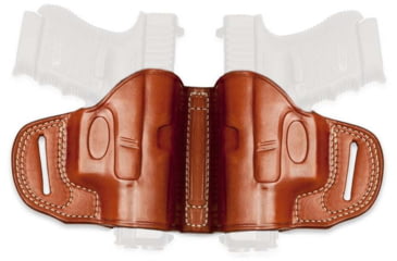 Image of Cebeci Arms Leather Dual Holsters, Single Action Revolvers 6.5in, Ambi, Tan, 20645AT87