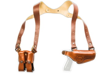 Image of Cebeci Arms Leather Horiz. Shoulder Holster LHS for Springfield XD9, XD40 Full Size 4.5in, Tan, Right 21020RT40
