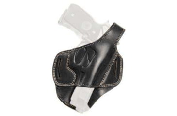 Image of Cebeci Arms Leather Pancake Holster Open Muzzle for Walther Creed, Black, Left Hand, 20917LB83