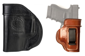 Image of Cebeci Arms SCCY Leather IWB Holster Reinforced Mouth 20799, Black, Tan