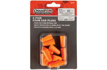Image of Champion Traps and Targets Hearing Protection Foam Plug 6 Pairs, 99778