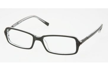 Image of Chaps CP 3035 Eyeglasses Styles Black/Crystal Frame w/Non-Rx 53 mm Diameter Lenses, 541-5316