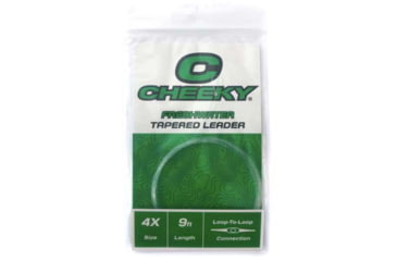 Image of Cheeky Fishing Freshwater Leader, Clear Nylon, 4X, 6.5 lb test, C-LEA-4XN-1PK