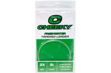 Image of Cheeky Fishing Freshwater Leader, Single, 2X, Clear, C-LEA-2XN-1PK